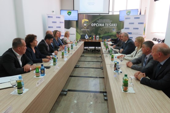 Delegacija Zajedničke komisije za evropske integracije PSBiH posjetila Općinu Tešanj